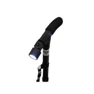Baston Plegable Negro Con Luz