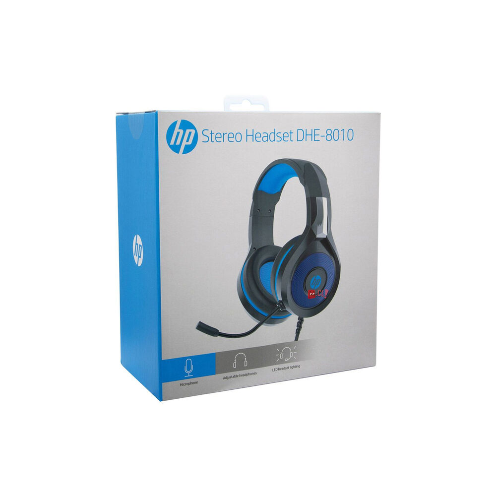 Audífonos Gamer Hp On Ear Dhe-8010 Led Azul - Ps image number 3.0