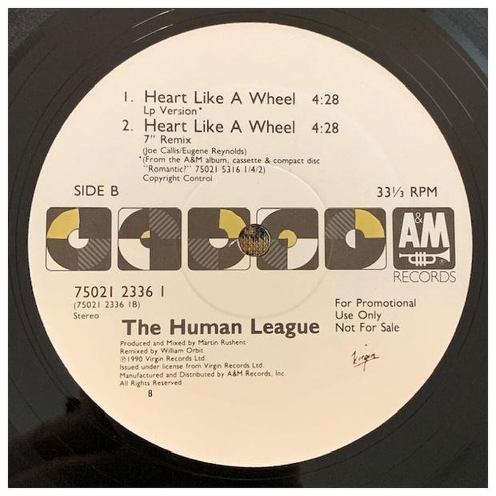 Human League - Heart Like A Wheel | 12" Maxi Single Usado image number 1.0