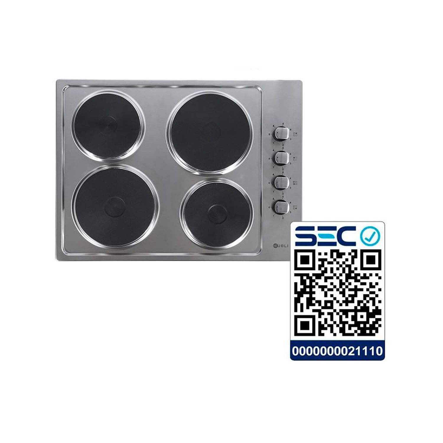 Encimera El&eacute;ctrica Kubli NEU 4P 50 / 4 Quemadores image number 4.0