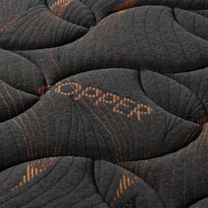 Cama Europea Celta Copper Black / Super King / Base Dividida + Respaldo