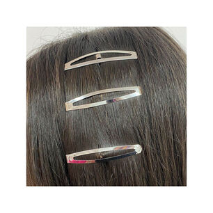 Set Clip Semiovalado Grande Besty Plateado 3u Plateado