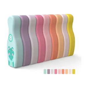 Set Juego De Bowling De Madera