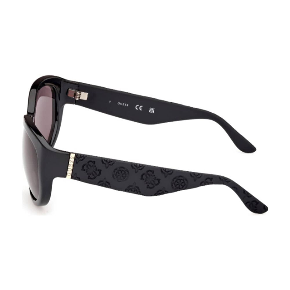 Lentes De Sol Negro Brillante Guess image number 2.0