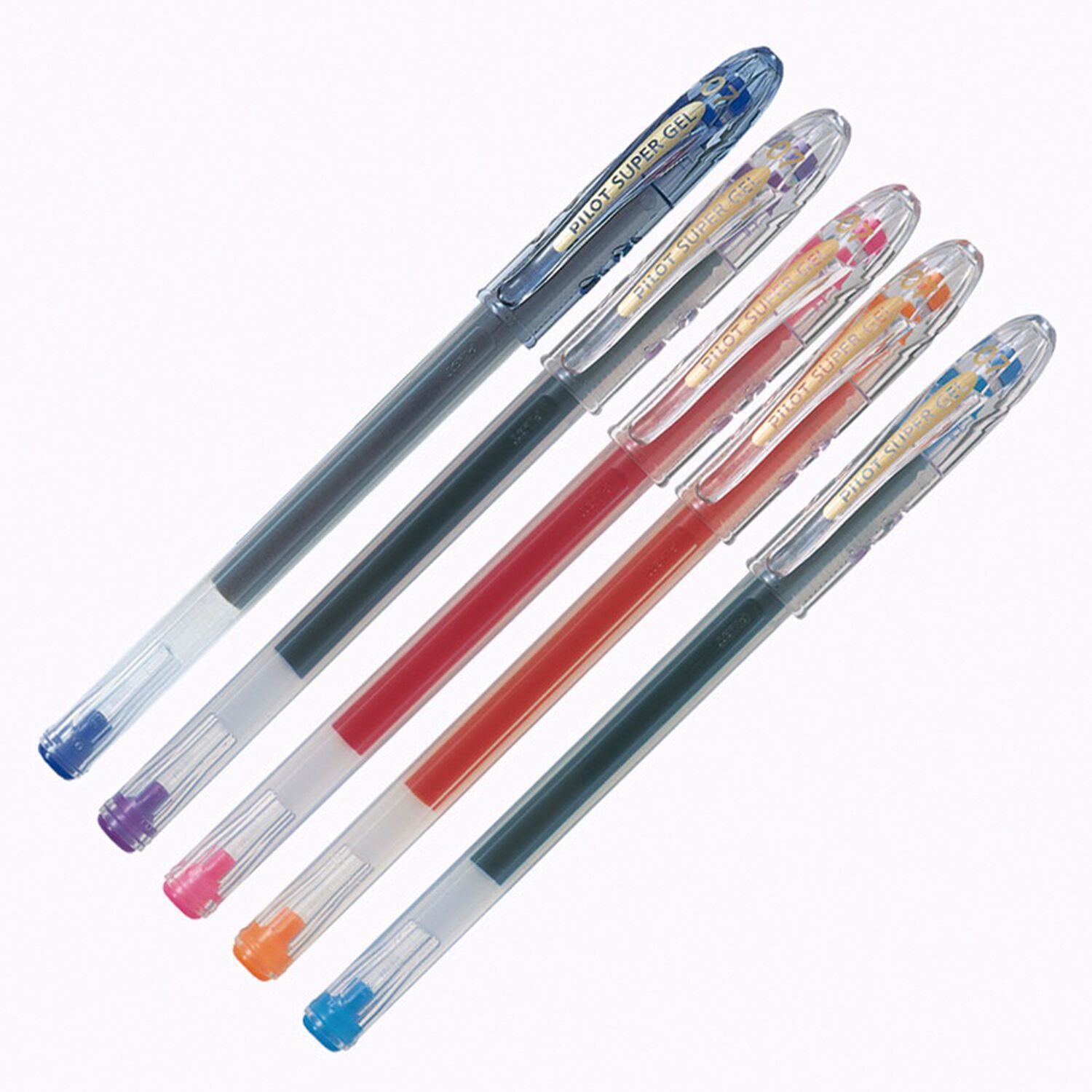 Set L&aacute;piz Tinta 0.7 Super Gel Pilot 5 Colores image number 0.0