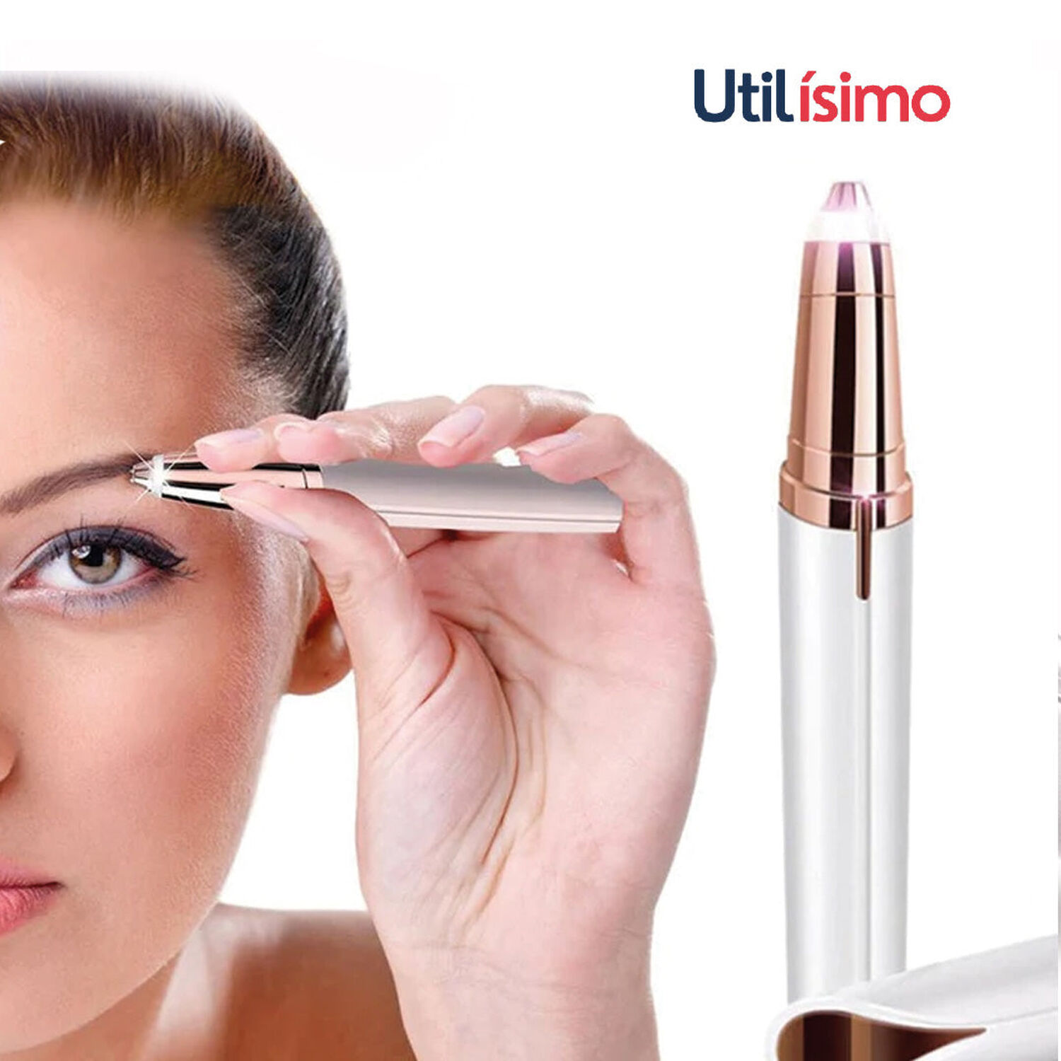 Depilador De Cejas Recargable Sin Dolor image number 3.0