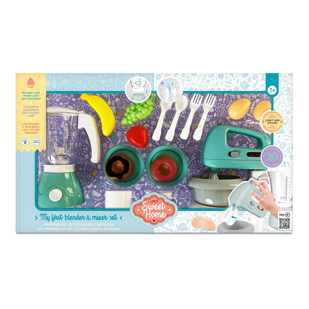 Set Batidora Y Licuadora Sweet Home Sw10 image number 0.0