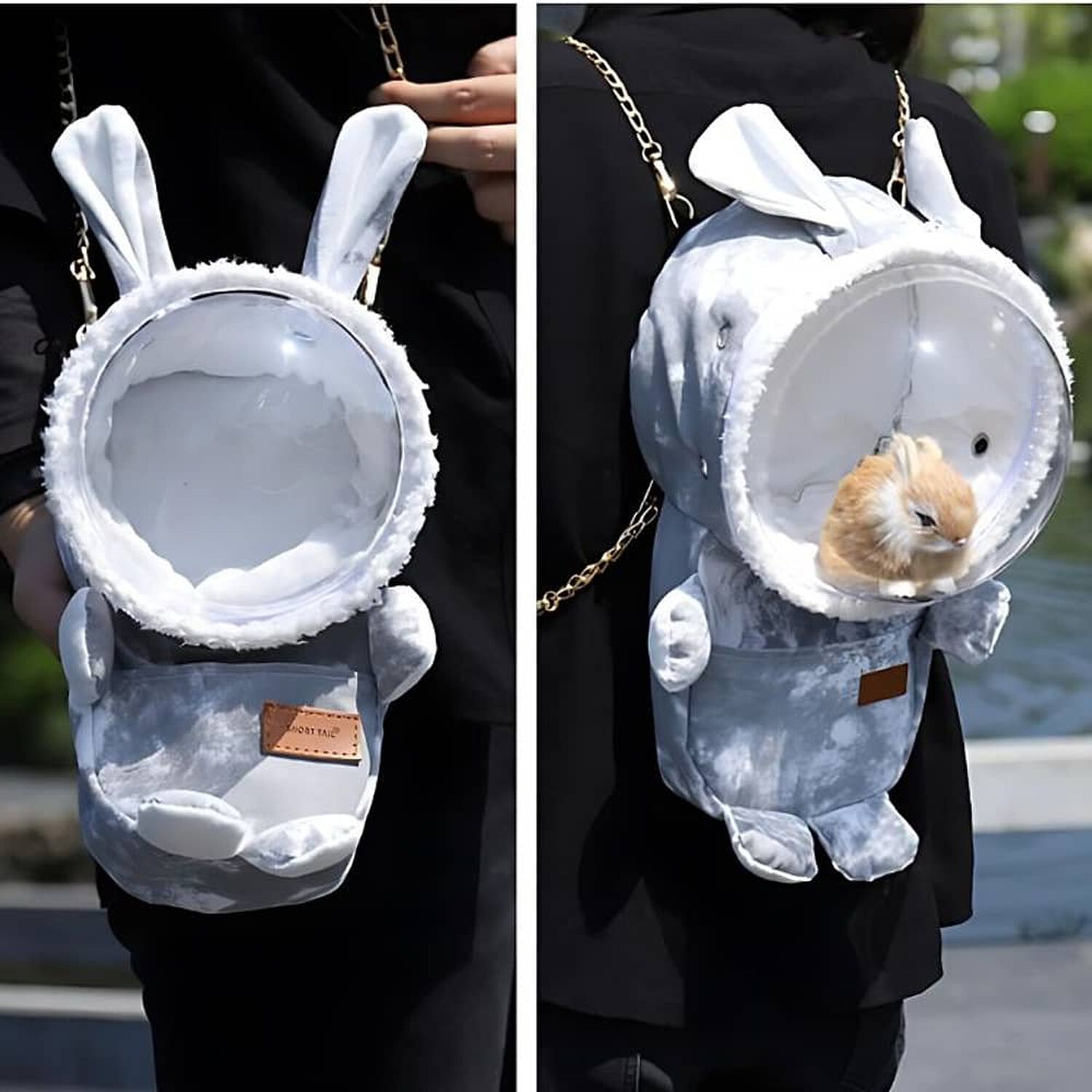 Bolsa De Viaje Transportadora De Hamster Chinchilla Roedores image number 4.0