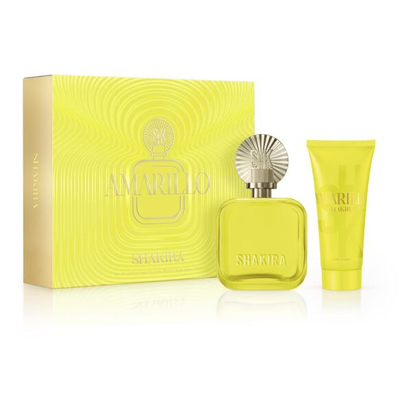 Set De Perfumer&iacute;a Amarillo Shakira / 80 Ml / Eau De Parfum + Body Lotion 75 Ml