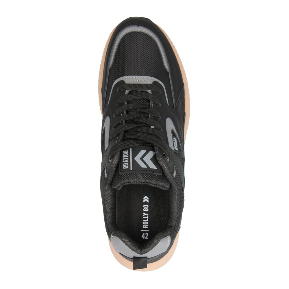 Zapatilla Urbana Hombre Rolly Go Black image number 4.0