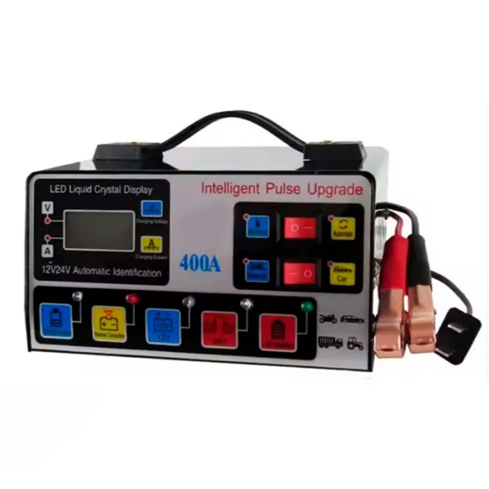 Cargador De Bater&iacute;a De Coche Autom&aacute;tico Inteligente 400amp image number 1.0