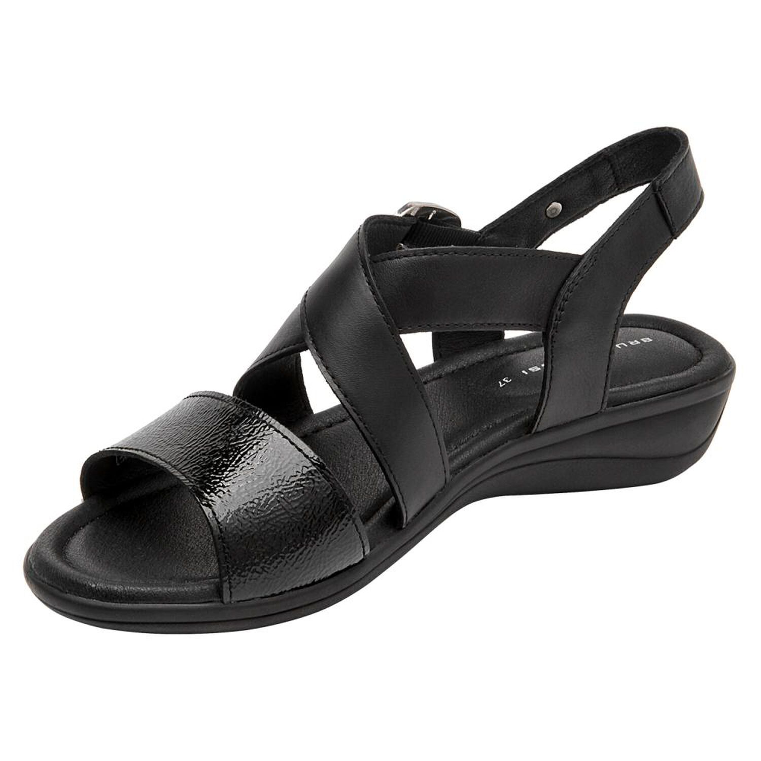 Sandalia Mujer Bruno Rossi Brm0400 Negro image number 2.0