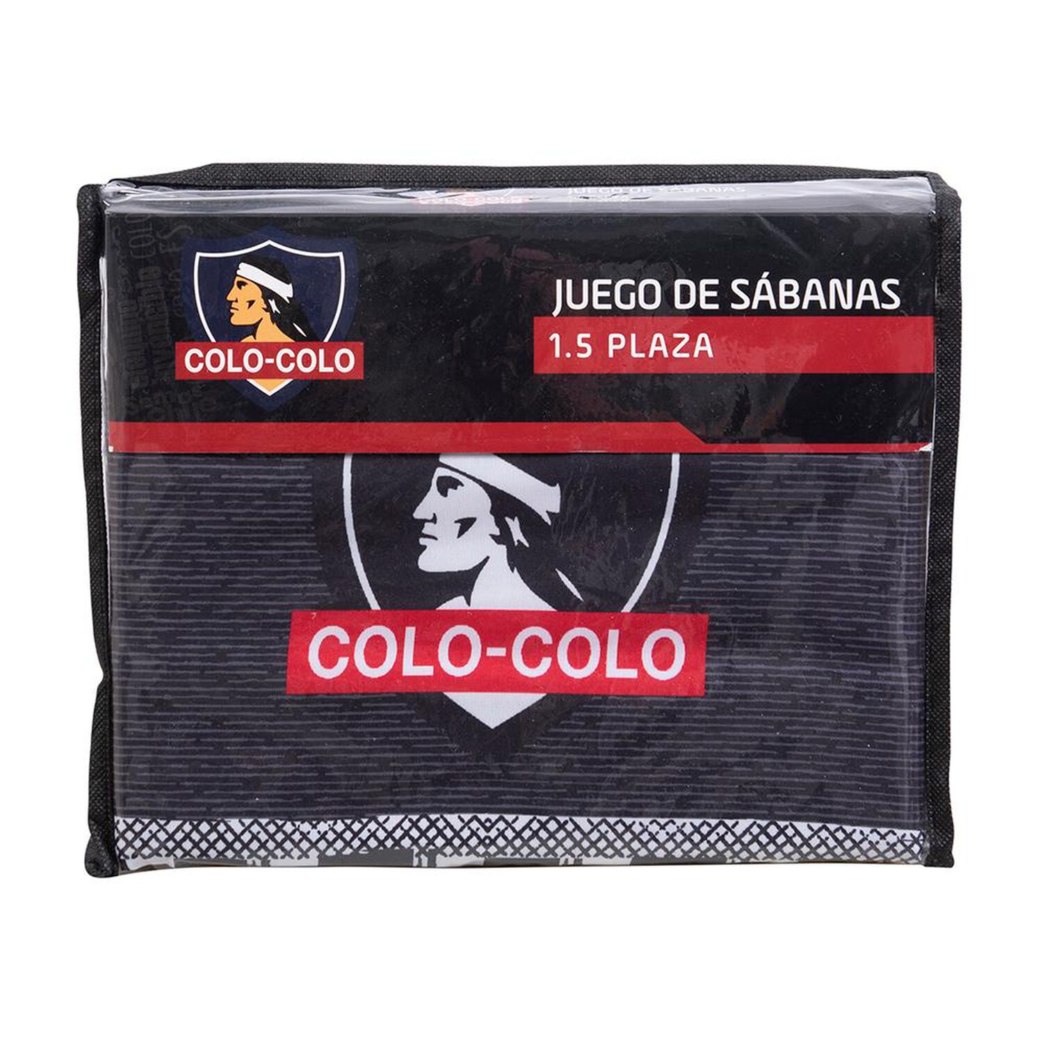 Juego De S&aacute;banas Colo Colo Vidal Eterno / 1.5 Plazas image number 2.0