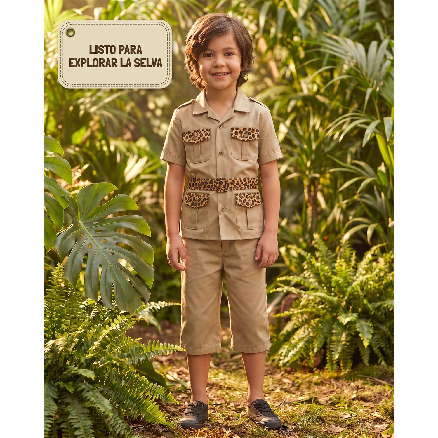 Disfraz Infantil Explorador Jungla Biologo image number 1.0