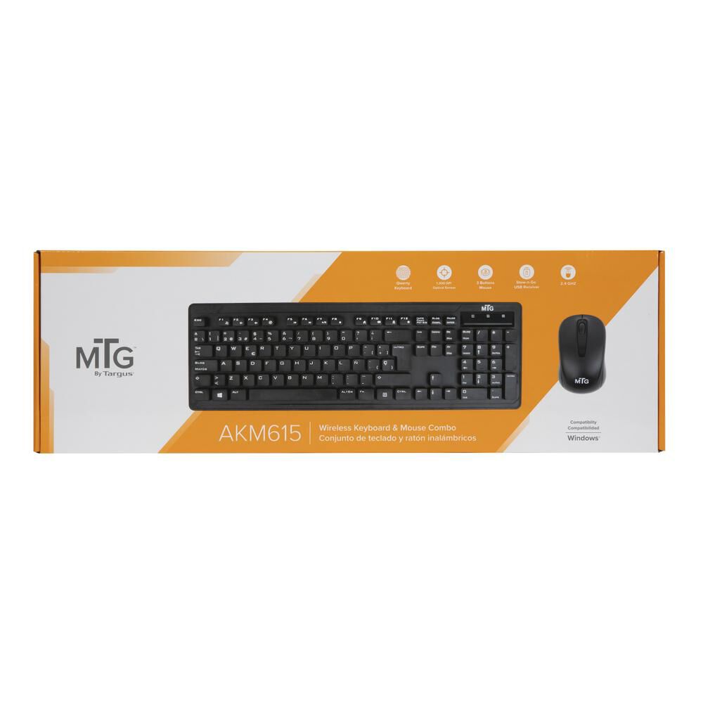 Combo Teclado Y Mouse Inal Targus Espanol Akm615 image number 2.0