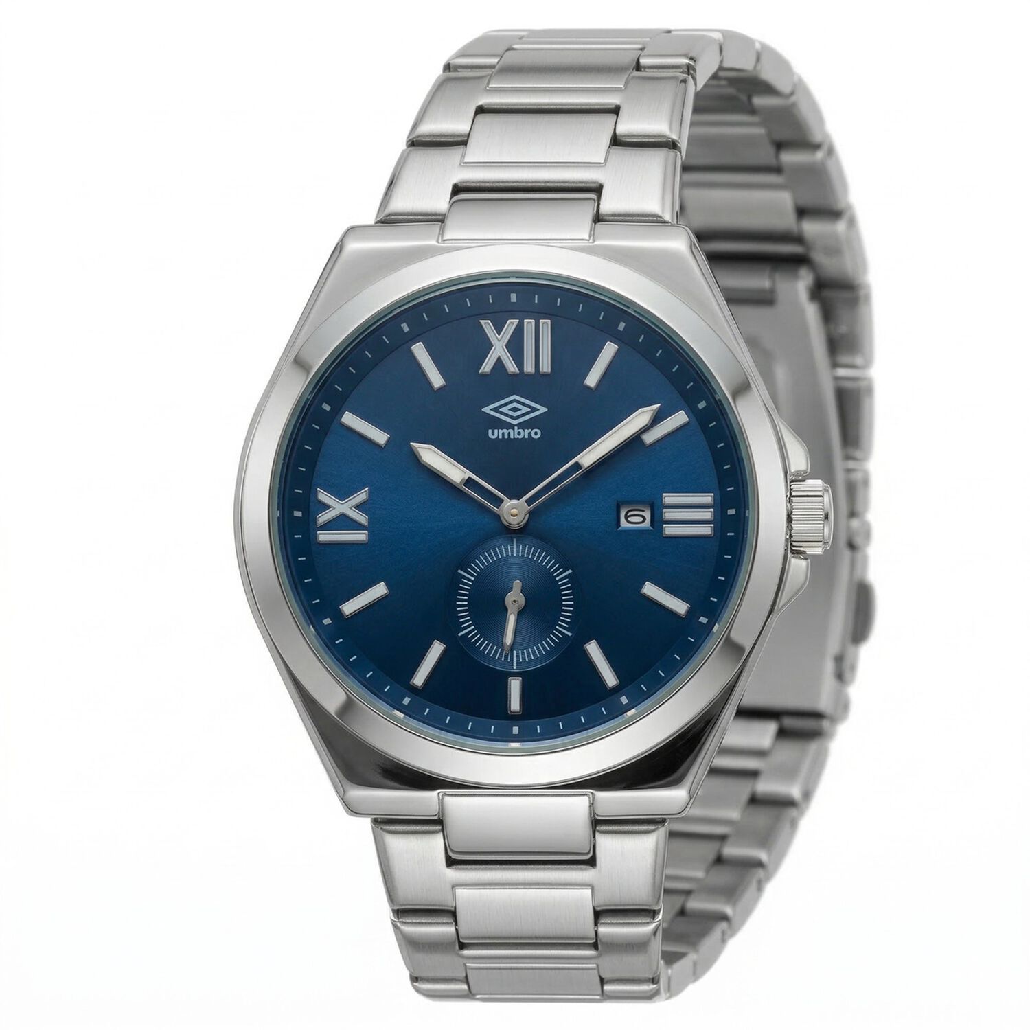 Reloj An&aacute;logo Hombre Umbro Plus Plateado Umbp-1500-211 image number 0.0