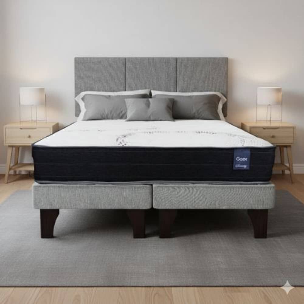 Cama Europea 2 Plazas 190 Respaldo Everest image number 0.0