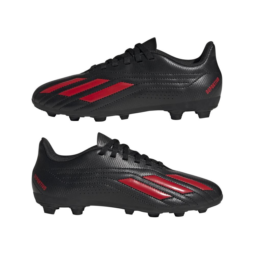 Zapato De Fútbol Niño Adidas Deportivo Ii Fxg J Negro/rojo image number 7.0
