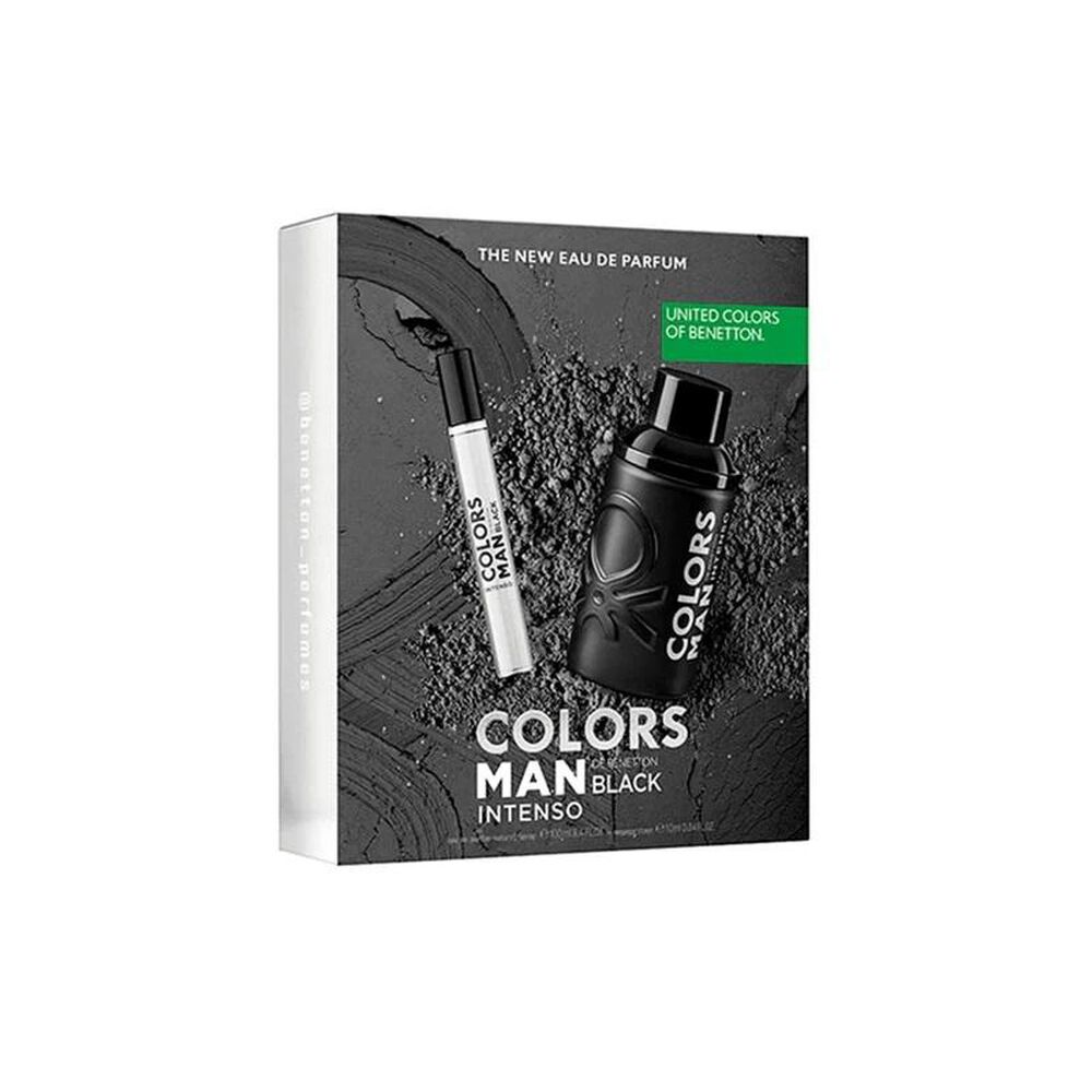 United Colors Man Black Intenso Edp 100 Ml + Spray 10 Ml image number 0.0