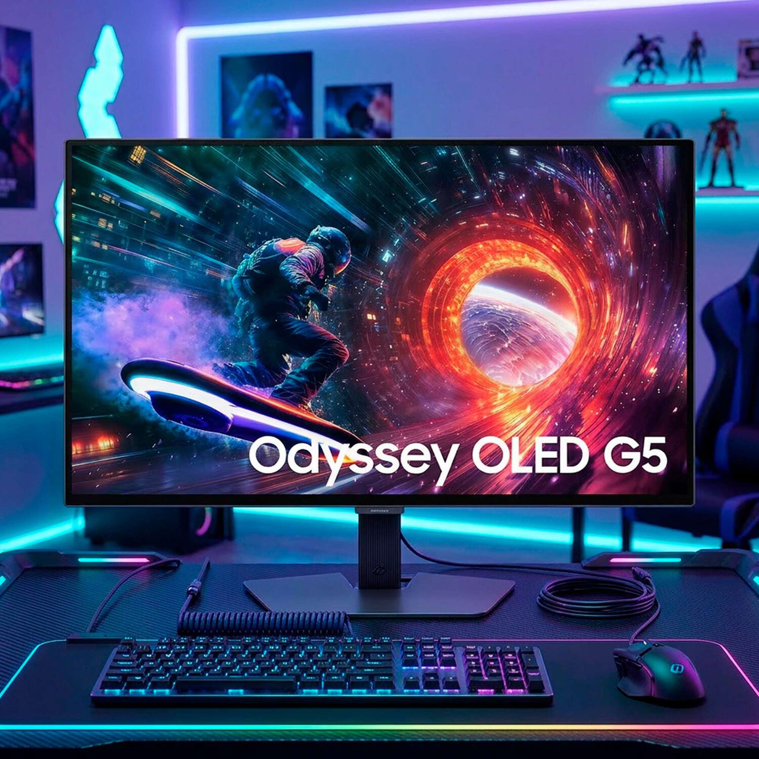 Monitor Gamer Samsung Odyssey G5 27" Oled Qhd 180hz 0.3ms image number 7.0