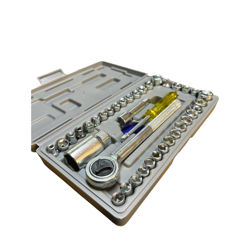 Kit De Herramientas 40 Piezas Completo Full Accesorios image number 1.0