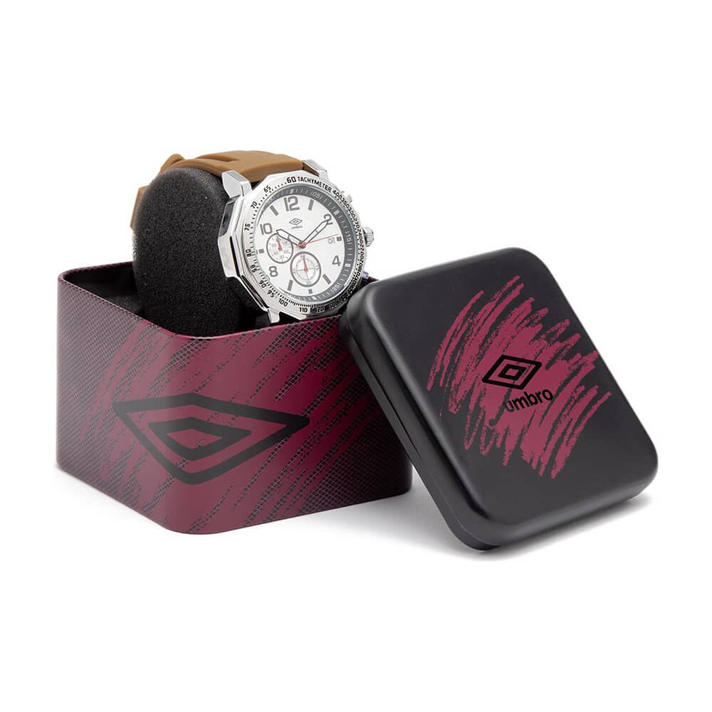Reloj Umbro Plus Umbp-5100-2 Caf&eacute; Hombre image number 3.0