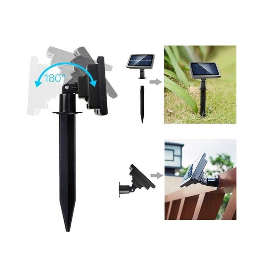 Guirnalda Luces Led Multicolores Solares De Cobre 10 Metros image number 3.0