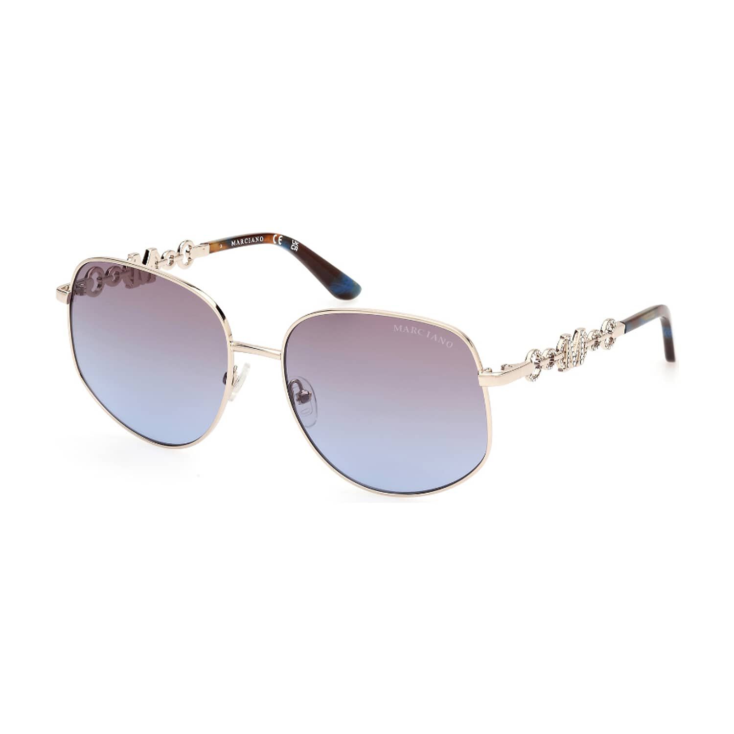 Lentes De Sol Dorado Degrad&eacute; Guess By Marciano image number 1.0