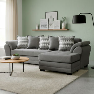 Sof&aacute; Seccional Derecho Living Factory Mustang / 4 Cuerpos