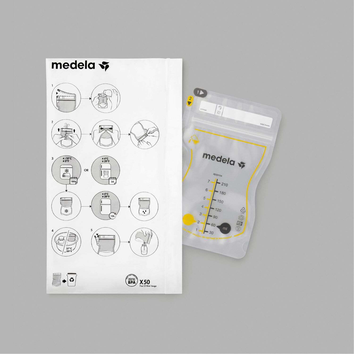 Bolsas Para Leche Materna 25 Unid Easy Pour image number 3.0