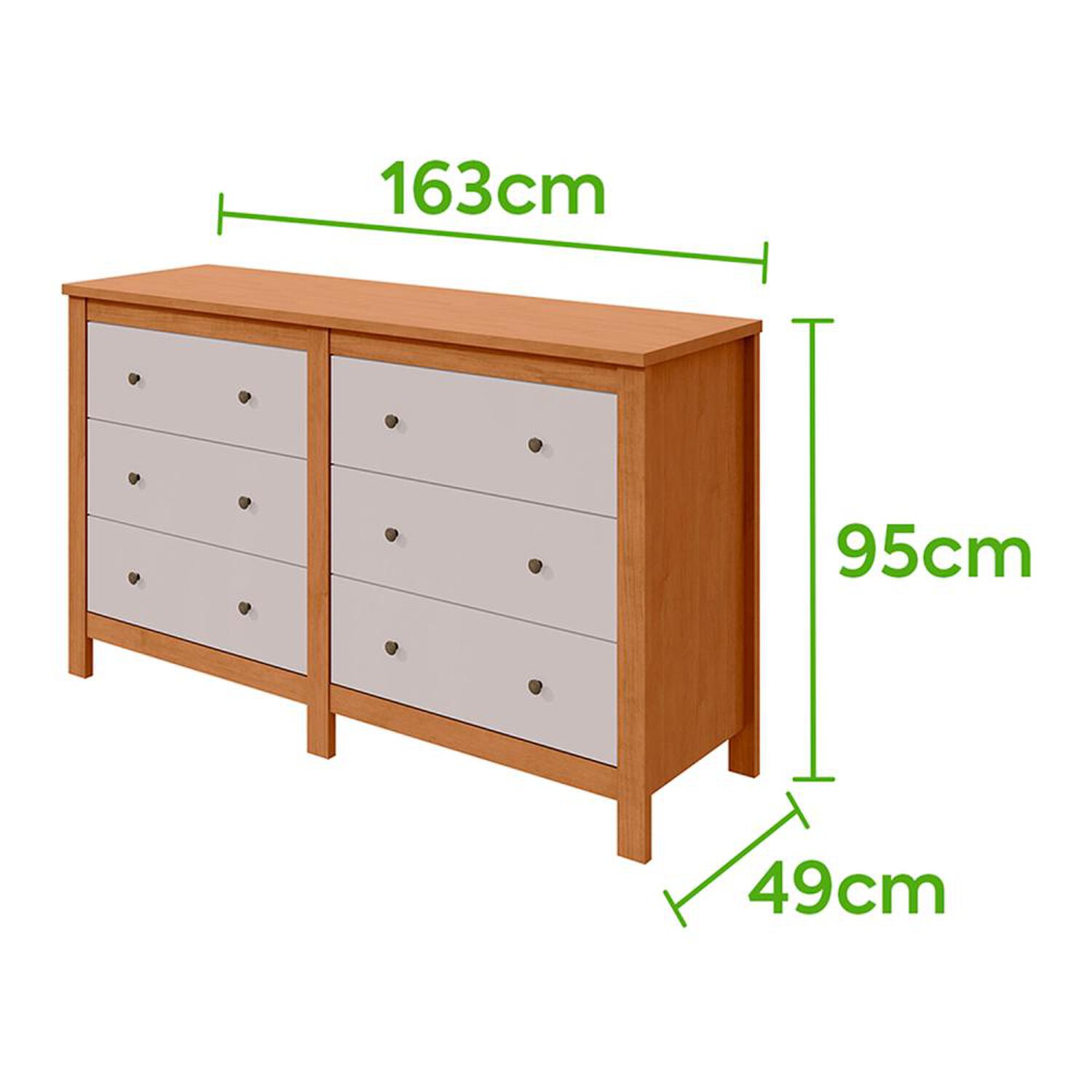Comoda Di Poretti Design Comoda Maggiore / 6 Cajones image number 3.0
