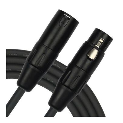 Cable Micr&oacute;fono Negro Kirlin 3mts Mpc-470pb-3