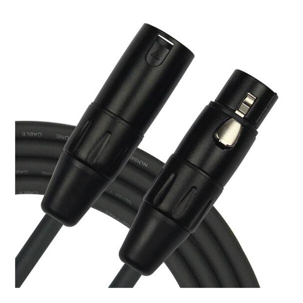 Cable Micr&oacute;fono Negro Kirlin 3mts Mpc-470pb-3