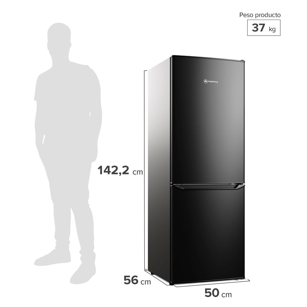 Refrigerador 173l Fr&iacute;o Directo Bottom Freezer Med165b image number 2.0