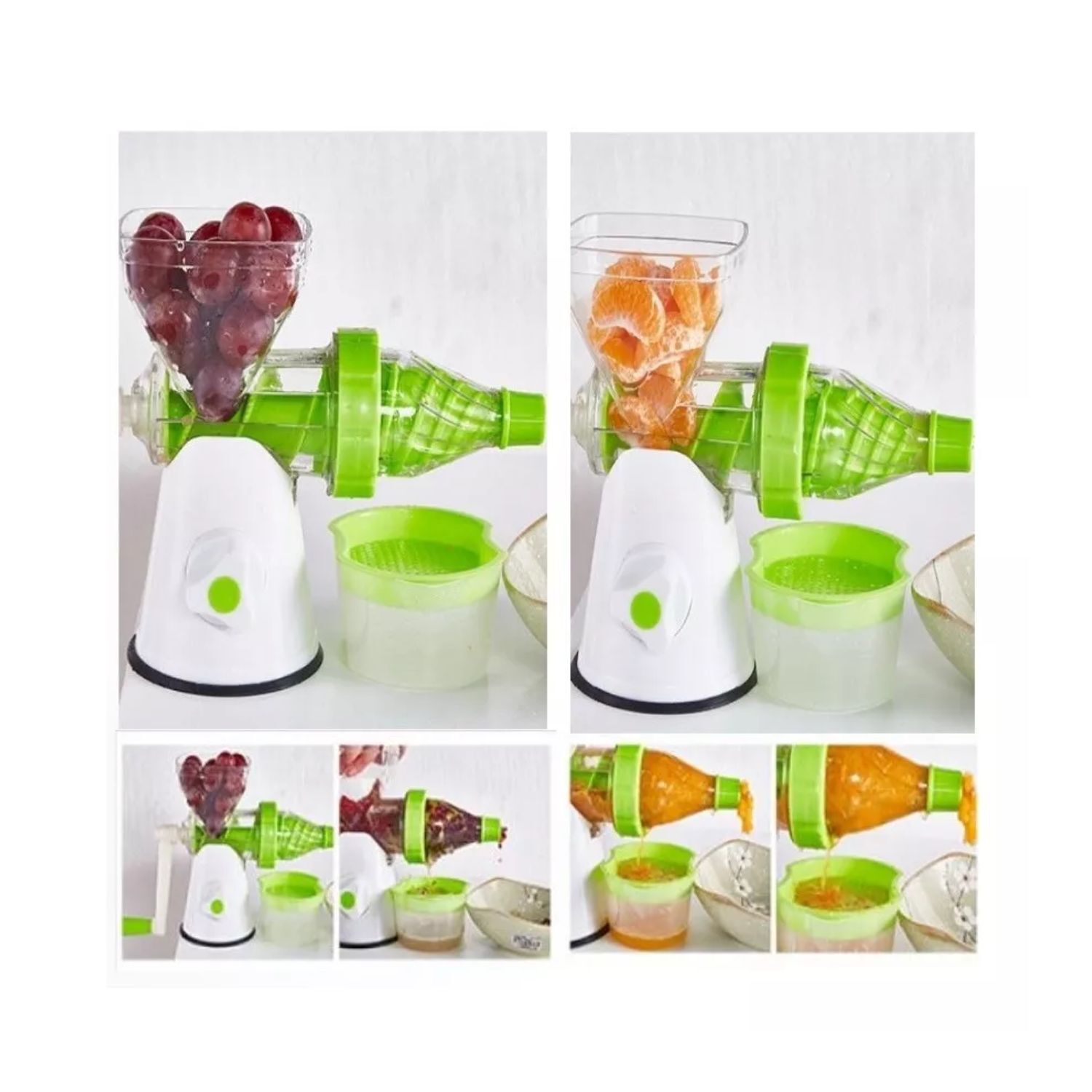 Juguera Manual Verde 35cm Ideal Para Exprimir Frutas image number 2.0