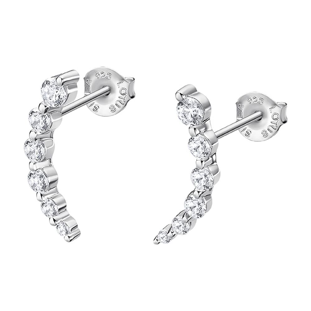 Ear Cuff Lp3389-4/1 Lotus Silver Mujer Ear Party image number 0.0