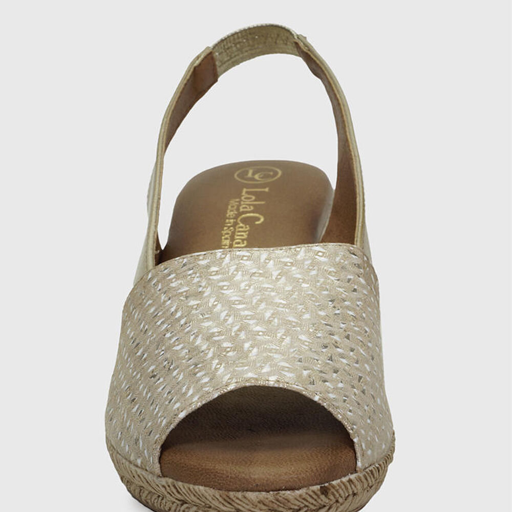 Sandalia Cuero Susanne Beige image number 2.0