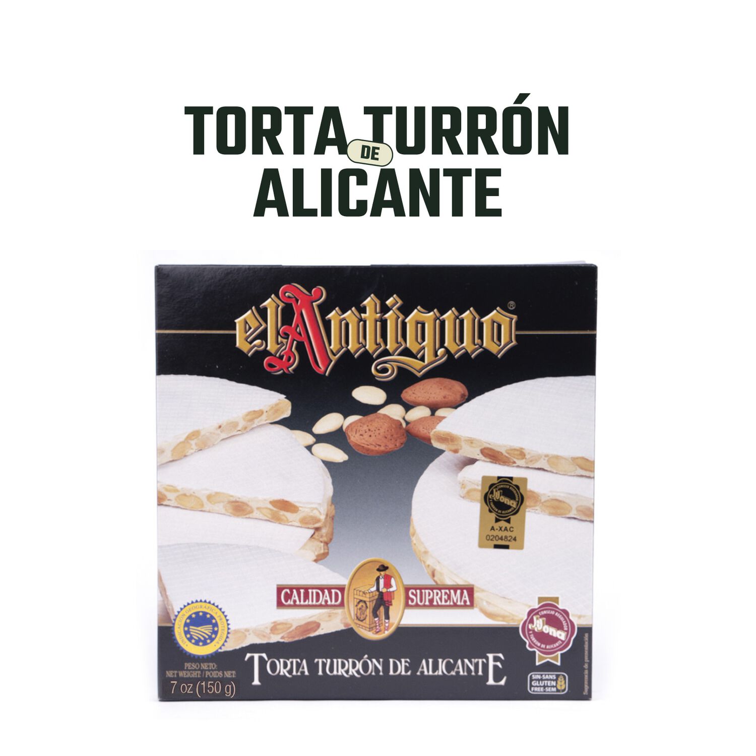 Torta Turr&oacute;n De Alicante El Antiguo 1 X 150 Gr image number 2.0