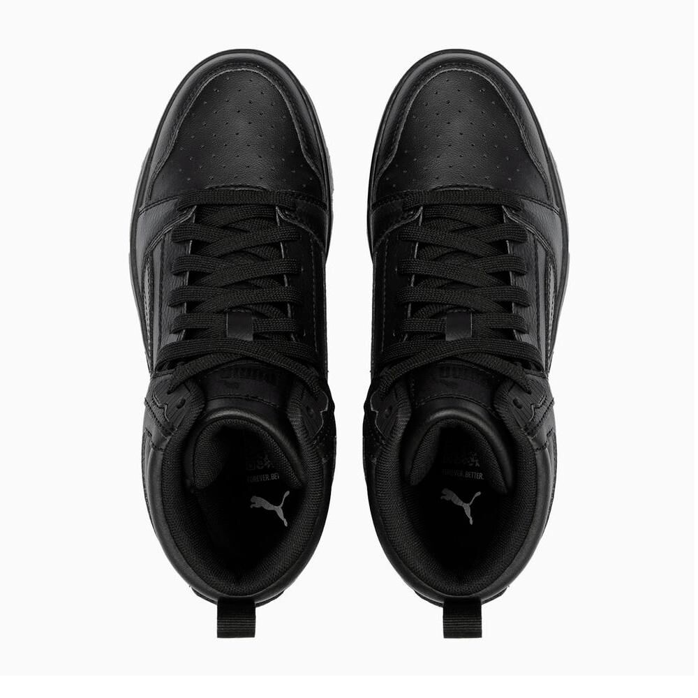 Zapatilla Escolar Unisex Puma Rebound V6 Negro image number 3.0