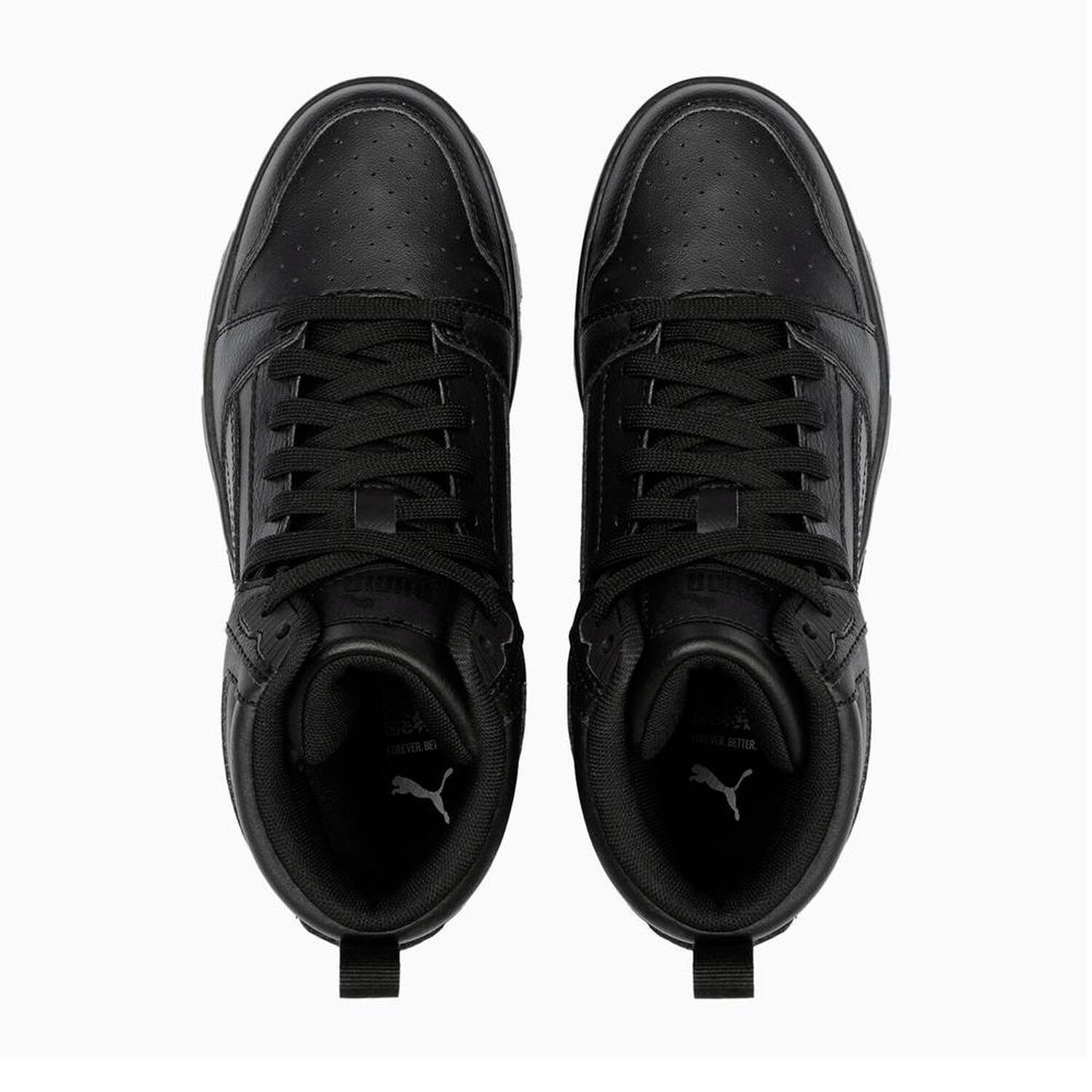 Zapatilla Escolar Unisex Puma Rebound V6 Negro image number 3.0