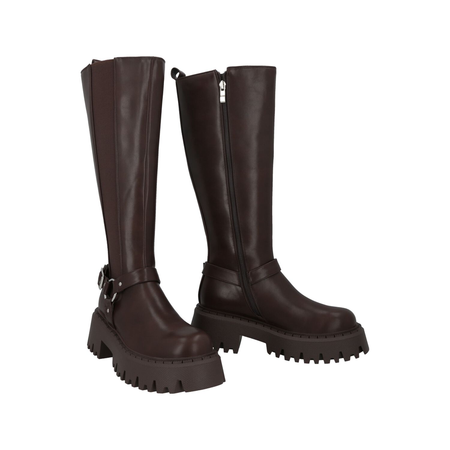 Bota Mujer Caf&eacute; Renata Police image number 2.0