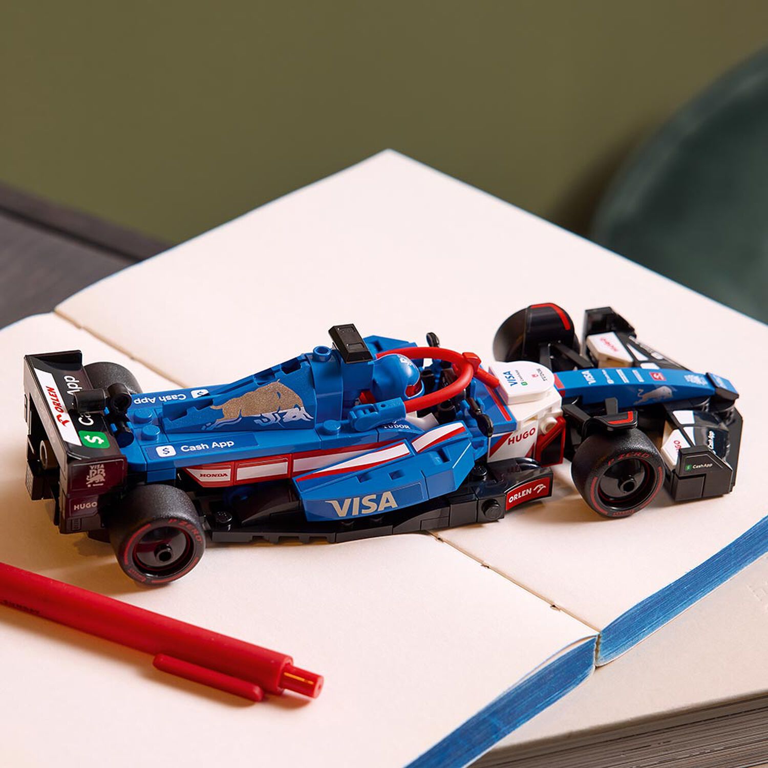 Lego Speed Champions - Auto De Carreras Visa Cash App Rb Vcarb 01 F1 - 77246 image number 8.0