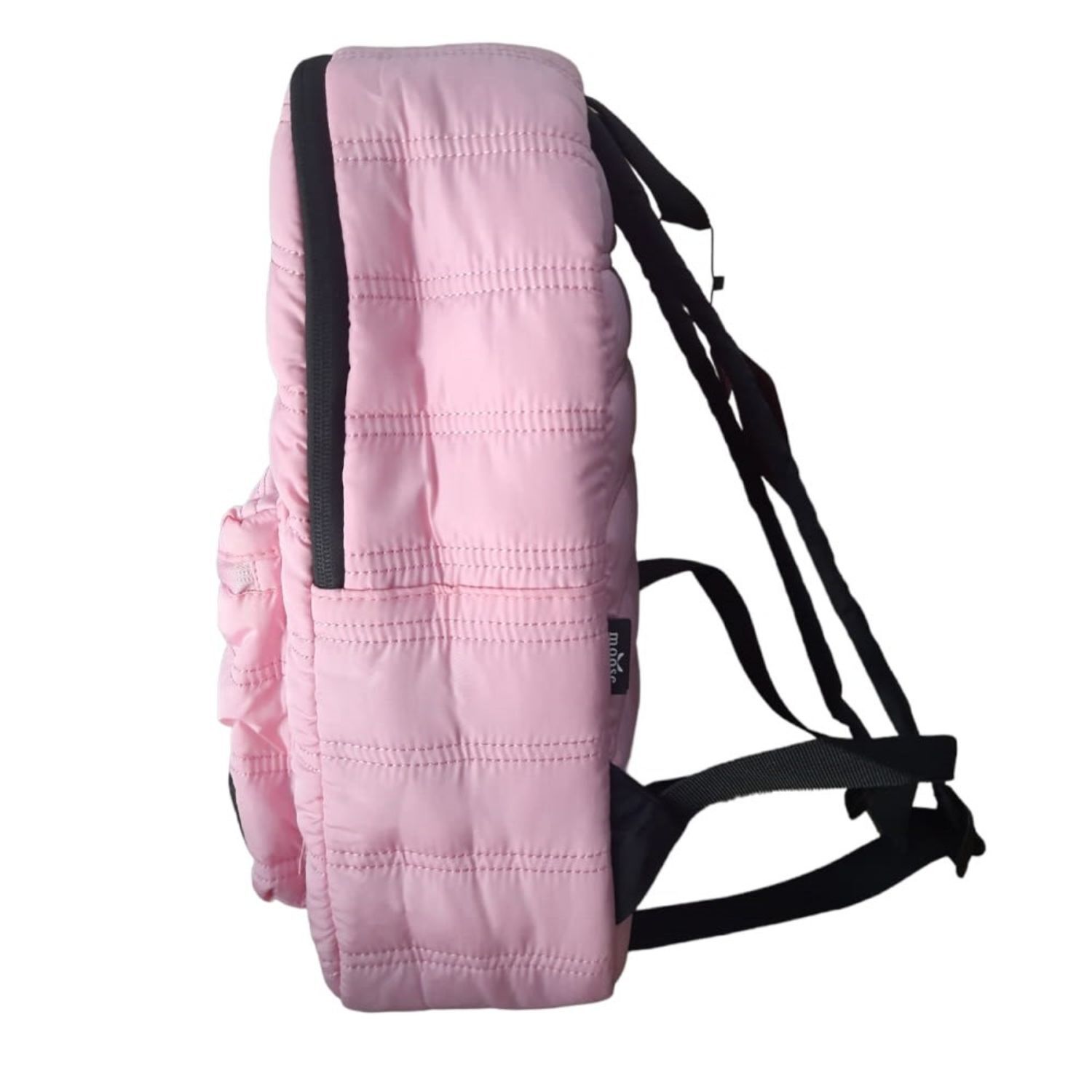Mochila Rosa Acolchada Moderna Escolar Casual Liviana image number 1.0