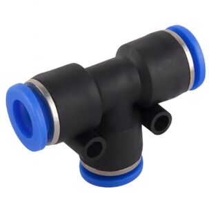 Conector Tee 6mm, Neumatico Bloqueo Antideslizante 3 Vias