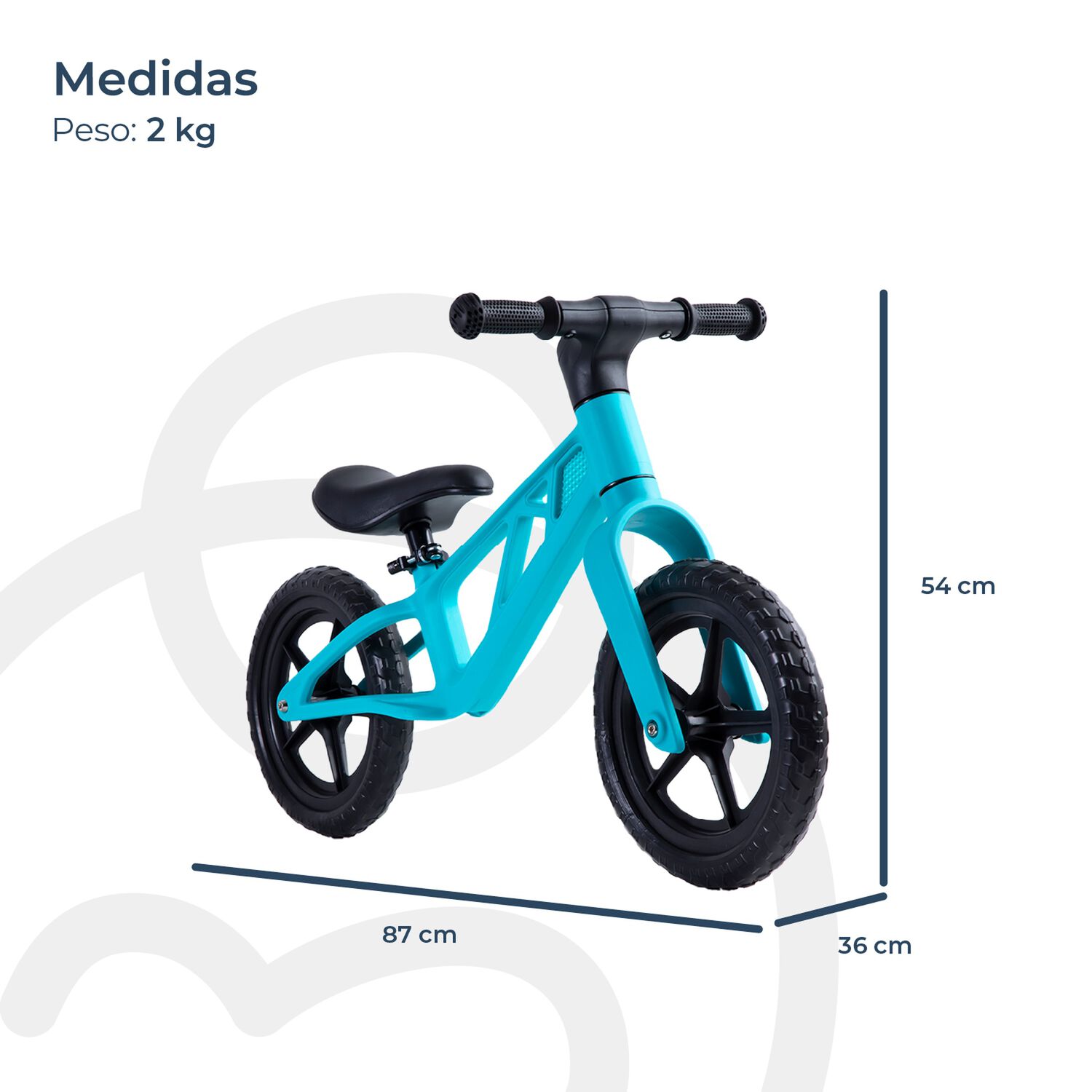 Bicicleta De Aprendizaje Go Azul Bebesit image number 6.0