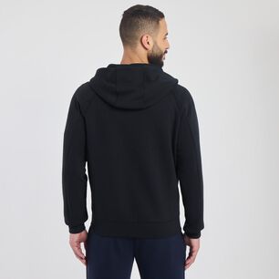 Poler&oacute;n Liso Slim Cuello Alto Con Capucha Hombre Az Black