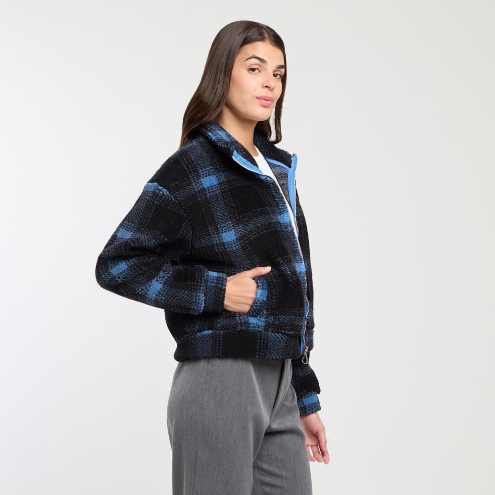 Polerón Chiporro Estampado Regular Cuello Alto Mujer Rolly Go image number 2.0