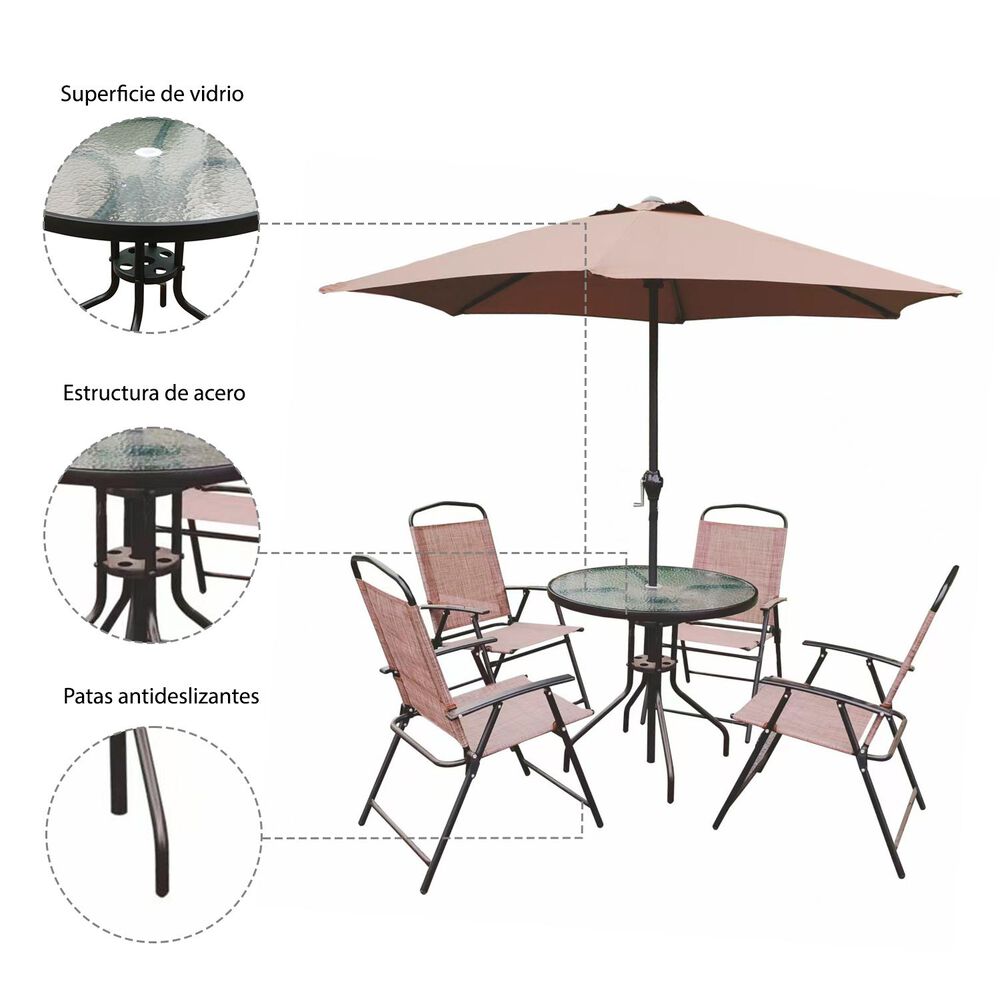 Set De Terraza 6 Piezas Recife image number 5.0