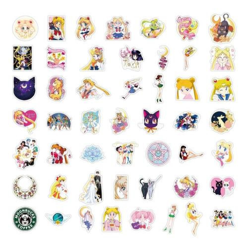 50 Sticker Sailor Moon Serena image number 2.0