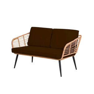 Juego Living Terraza Bali Coj&iacute;n Caf&eacute; 4 Pers